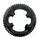 ROAD CHAINRING 4-BOLT DIA. 110 FOR SHIMANO 105 R7000 OEM 52T OUTER 11-SPEED BLACK