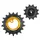 DERAILLEUR JOCKEY WHEEL AOPW TRIPEAK 12-18 TEETH CERAMIC 12X2-SPEED SHIMANO DURA-ACE R9200 OR (SET OF 2) (WARRANTY 4 YEARS)
