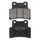 BRAKE PAD SET NEWFREN FOR KYMCO 400 XCITING 2012> FRONT/PEUGEOT 400 XP ALLURE 2023>2024 FRONT (FD0501BE) (ELITE ORGANIC)