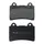 BRAKE PAD SET NEWFREN FOR YAMAHA 600 SRX 1990>1991 FRONT, 750 FZR GENESIS 1987> FRONT, 1200 XJR 1994>1998 FRONT, FJ 1991>1995 FRONT (FD0177BT) (TOURING ORGANIC)