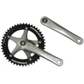 ROAD CRANKSET TRACK STRONGLIGHT TRACK 2000 JIS 170 mm CHAINRING 46D. 1''1/8 BLACK (AXLE SQUARE TAPER 107 mm) CHAINRING DIAMETER 144