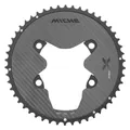PLATEAU ROUTE 4BRA D.110 POUR SHIMANO DURA ACE R9200 MICHE 50DTS EXTERIEUR NOIR 12V. ALU, CARBONE 3K (poids 127 g) -X2 RD R92