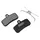 DISC BRAKE PAD SET MTB SHIMANO XTR M9120 XT M8120/M8020 SLX M7120 SAINT M820/M640/810, ZEE M640 AND MT520 (ELVEDES MEDIUM/SEMI-METAL) (PAIR CARDED)