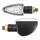CLIGNOTANT MOTO AVOC TOSA 15 LEDS BASE ABS TRANSPARENT/NOIR (L 68mm / H 28mm / L 42mm) (HOMOLOGUE CE) (PAIRE)