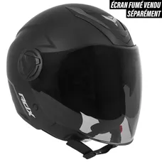 OPEN-FACE HELMET MAXI SCOOTER ADX AJ200 MATTE BLACK XS (DOUBLE SCREEN) (ECE 22.06)