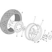 Roue arrière