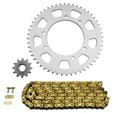 KIT CHAINE ADAPTABLE PEUGEOT 50 XP6 ENDURO 2002>2003 420 12x52 (DIAM COURONNE 105/125/8.5) (DEMULTIPLICATION ORIGINE) -AFAM