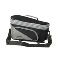 BAG REAR BICYCLE RACKTIME TALIS PLUS BLACK MOUNTING KIT CARRIER (L 37 cm X L 22 cm X H 19 cm) - COMPATIBLE SYSTEM RACKTIME SNAPIT (WITH SACOCHES LATERALES)
