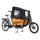ELECTRIC BICYCLE/E-BIKE CARGO 20/26 LEADER FOX E-BIKE FAMILY ONE UNISEX BLACK MATTE 9-SPEED MID-DRIVE MOTOR BAFANG M420 36-SPEED 80NM BATTERY 20AH