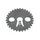 ADAPTABLE SCOOTER FRONT SPROCKET SHAFT A CAMES SYM 50 ORBIT II 4-STROKE (OEM 14321-A1A-0003) -P2R
