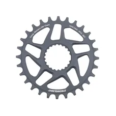 MTB CHAINRING DIRECT MOUNT BOOST FOR SHIMANO FC-M9100/M9120/M9130 STRONGLIGHT SINGLE ALUMINIUM HT3 GREY 28T - 12-SPEED