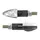CLIGNOTANT UNIVERSEL REPLAY MICRO FLECHE 8 LEDS TRANSPARENT/CARBONE (L 55mm / H 20mm / L 23mm) (HOMOLOGUE CE) (PAIRE)