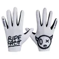 GANTS VELO VTT LONG GIST FASTER RIDE FAST BLANC M (PAIRE SUR CARTE) SANS VELCRO COMPATIBLE ECRAN TACTILE -5551