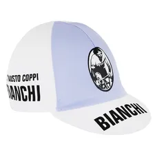 VINTAGE CYCLING CAP BIANCHI COPPI BLUE/WHITE