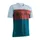 CYCLING JERSEY GIST MTB HILLS SLEEVES COURTE BLUE/RED/WHITE S -5365