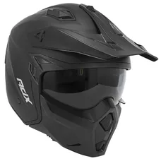 HELMET TRIAL ADX AT700 MATTE BLACK L SINGLE VISOR CONVERTIBLE WITH CHIN BAR REMOVABLE (SUPPLIED WITH ONE SCREEN ADDITIONAL SMOKE) (ECE 22.06)
