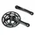 ROAD CRANKSET STRONGLIGHT 9/10-SPEED IMPACT BLACK 170 mm 48-38-28 COMPATIBLE 8-SPEED (AXLE SQUARE TAPER 115 mm)