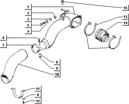 Conduit air chaud