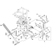 Suspension arrière - Amortisseur/s