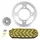 KIT CHAINE ADAPTABLE SUZUKI 125 GZ MARAUDER 1998>2011 428 15x45 (DIAM COURONNE 80/100/10.5) (DEMULTIPLICATION ORIGINE) -AFAM