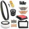 KIT ENTRETIEN MAXISCOOTER ADAPTABLE YAMAHA 560 TMAX 2020>2021 PLAQUETTE METAL FRITTE (PACK 11 PIECES) -SELECTION P2R PREMIUM