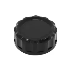 BOUCHON/COUVERCLE BOCAL DE LIQUIDE DE FREIN ARRIERE MOTO POUR YAMAHA 700 MT-07 2014>2016 ALU ANODISE NOIR -AVOC