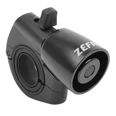 BICYCLE BELL ZEFAL TRAIL BIKE BELL DEBRAYABLE ALUMINIUM BLACK MOUNTING KIT CLAMP SILICONE DIAMETER 22,2 TO 35 mm (LEVER MODE SONORE/MUET) - PORTEE 80 M