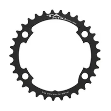 PLATEAU ROUTE 4BRA D.110 POUR SHIMANO ULTEGRA R8000 / 6800 TA X110 36DTS INTERIEUR COMPATIBLE TIAGRA 4700/105 5800+R7000/DURA ACE 9000+9100 NOIR 11V.