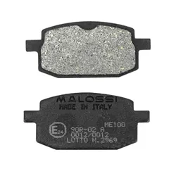 BRAKE PAD SET MALOSSI SPORT FOR PEUGEOT 50 V-CLIC FRONT/PGO 50 BIG MAX 1994>2002 FRONT/MBK 100 BOOSTER 1999>2001 FRONT/YAMAHA 100 BWS 1999>2001 FRONT