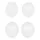 CABOCHON CLIGNOTANT SCOOT ADAPTABLE PEUGEOT 50 LUDIX, TKR FURIOUS, XP6 AV+AR TRANSPARENT (x4) -REPLAY