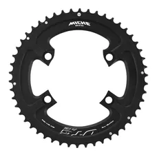 ROAD CHAINRING 4-BOLT DIA. 110 FOR SHIMANO ULTEGRA R8100 MICHE 50T OUTER BLACK 12-SPEED