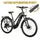 ELECTRIC BICYCLE/E-BIKE TREKKING BIKE 28 LEADER FOX BARNET 2025 WOMEN'S GREY 9-SPEED MID-DRIVE MOTOR BAFANG M510 36-SPEED 95NM BATTERY 20AH (18'' - H46CM - SIZE M - FOR ADULT OF 168 cm TO 178 cm)