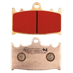 BRAKE PAD SET NEWFREN FOR KAWASAKI 600 ZX-6R NINJA 1993>1997 FRONT/SUZUKI 1250 GSF BANDIT 2007>2018 FRONT, 750 GSX-R 2000>2003 FRONT (L 70 mm - H 46 mm - P 8 mm) (FD0143TS) (TOURING SINTERED METAL)