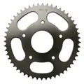 ADAPTABLE 50CC GEARED MOTORCYCLE REAR SPROCKET PEUGEOT RIEJU 50 MRX 2008>, SMX 2008> WHEELS A SPOKES 420 52 DTS STEEL -P2R SELECTION