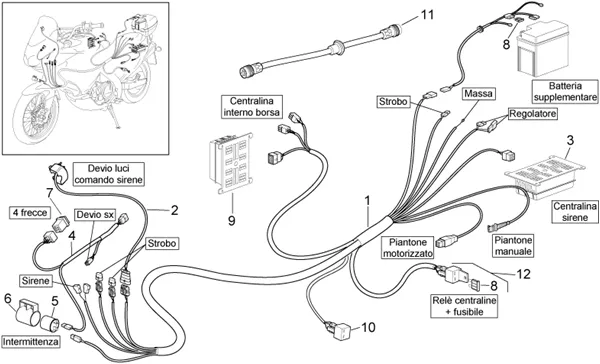 Police electrical system