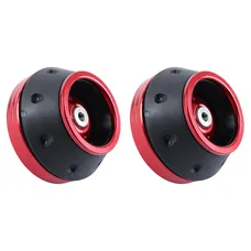 ECROU PROTECTION ANTICHUTE FIXATION MOYEU POUR TROTTINETTE METAL ROUGE -SELECTION P2R