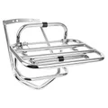 PORTE BAGAGE SCOOT AR POUR PIAGGIO 125 VESPA PRIMAVERA 1963>1983, 125 VESPA ET3 1976>1983, 50 VESPA S 1963>1983 CHROME (REPLIABLE) -SELECTION P2R