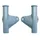 SUPPORT DE PHARE/PROJECTEUR CYCLO ADAPTABLE MBK/MOTOBECANE 88, 881 A PEINDRE BASE BLEU -SELECTION P2R