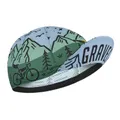 CYCLING CAP GIST SUMMER GRAVEL BLUE/GREEN DECO MONTAGNE -5952