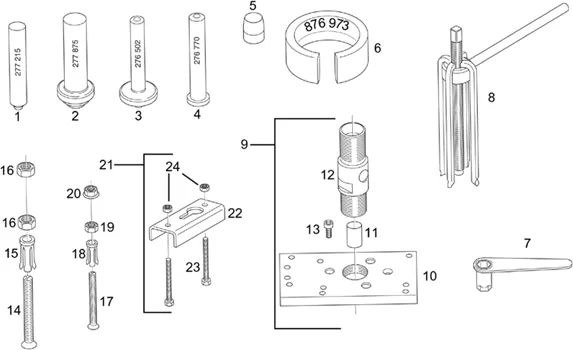 Outils réparation I