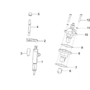 Corps papillon - Injecteur - Raccord d'admission