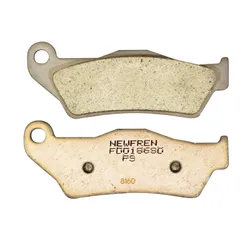 PLAQUETTE DE FREIN NEWFREN POUR APRILIA 125 MX 2004>2008 AV/BMW G 450 X 2008>2011 AV/KTM 300 EXC 2005> AV/HUSQVARNA 250 TE 2002>2017 AV/STARK FUTURE VARG EX 2025> AV (FD0186SD) (DIRT METAL FRITTE)