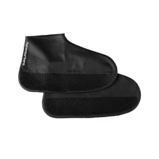 COVER CHAUSSURES TUCANO FOOTERINE EN SILICONE IMPERMEABLE BLACK SIZE M FOR CHAUSSURES 36 A 41 (SEMELLE ANTI-GLISSE)