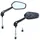 REAR-VIEW MIRROR SCOOTER REPLAY X-RUN CARBON MATTE (PAIR)