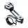 SMARTPHONE MOUNT MOTORCYCLE/BICYCLE SP CONNECT SOLD INDIVIDUALLY FITTING KIT HANDLEBAR SIZE EARTH ALUMINIUM CHROME ADJUSTABLE A 360- (DIAMETER 22,2, 25,4, 28,6, 31,8 mm)