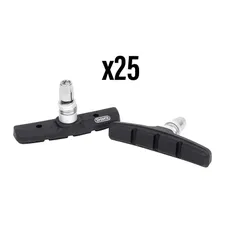 BRAKE SHOE HOLDER MTB V-BRAKE TO SCREW SYMETRIQUE ELVEDES 70 mm BLACK (BOX OF 25 PAIRS)