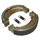 BRAKE SHOE SET MAXISCCOTER NEWFREN FOR MALAGUTI 125 CIAK 2000> REAR (GF1184 FTR)