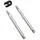 EXTENSION OF VALVE PRESTA CONTINENTAL ALUMINIUM 60 mm (SOLD AS A PAIR CARDED)