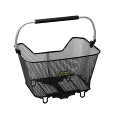 REAR BASKET FIL STEEL RACKTIME BASK IT 2.0 BLACK WITH ANSE ON CARRIER (43X29X31 CM) - COMPATIBLE SYSTEM RACKTIME SNAPIT 2.0 (VERSION APRES 2021 MONTE CHEZ SCOTT)