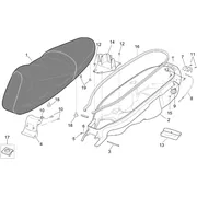 Selle et compart.p-casque